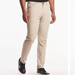 Public Rec Dealmaker Men's 5 Pocket Pants Tan Size 40x34 Work 2.0 Pants NWOT